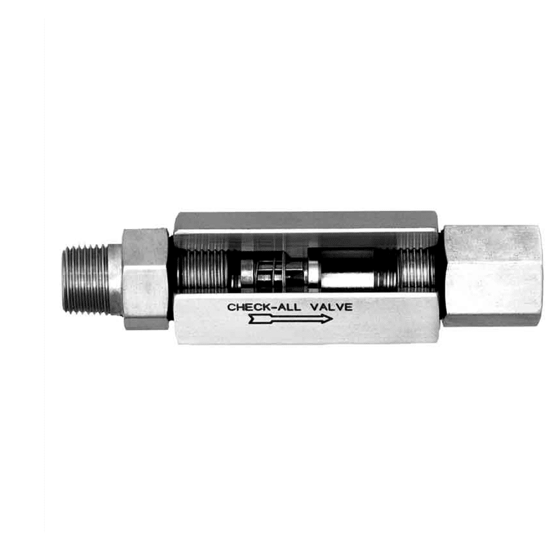 Mini-Check (Pipe Threads on Both Ends) - Check-All Valve Manufacturing ...